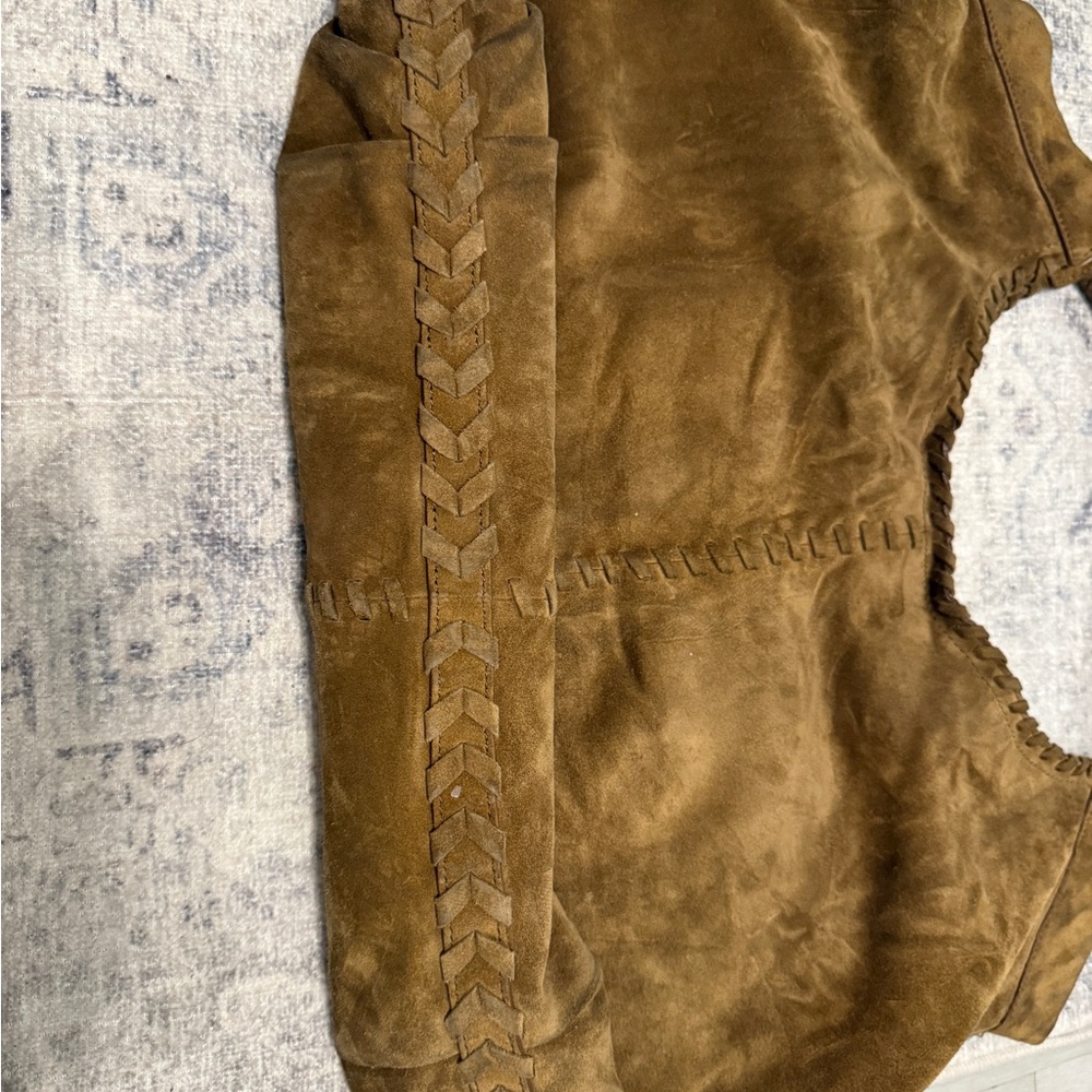Ralph Lauren Tan Suede Hobo Bag - Picture 2 of 7